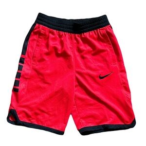 Kids Nike Red and Black Athletic Shorts
